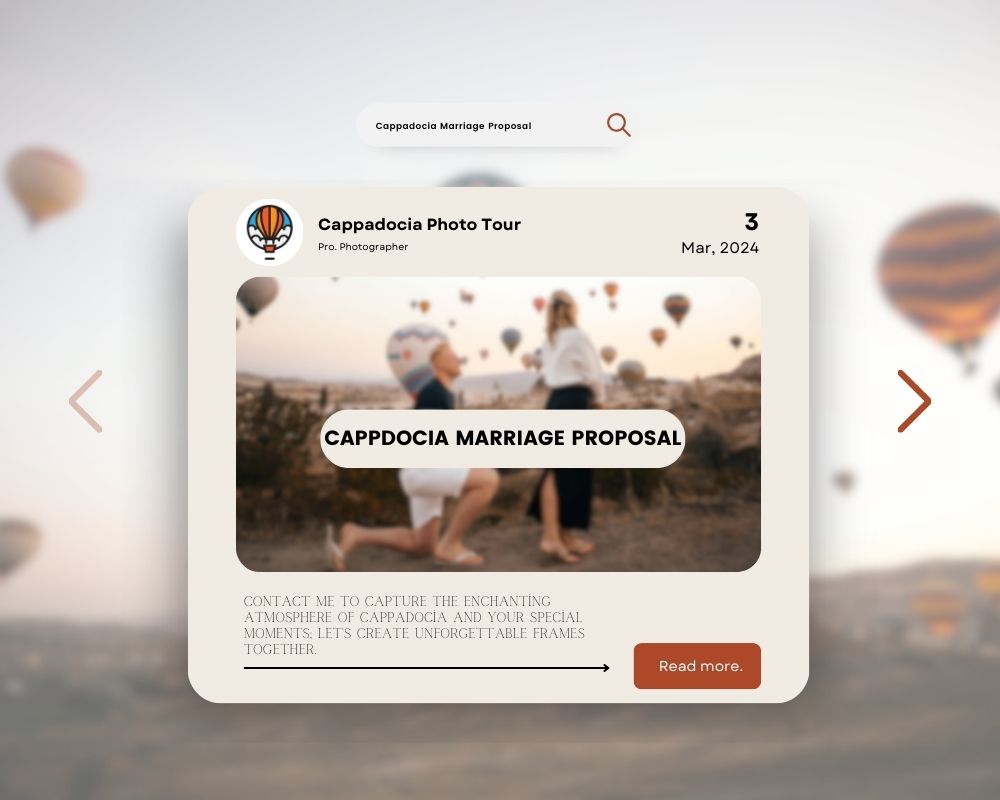 Cappadocia Marriage Proposal 