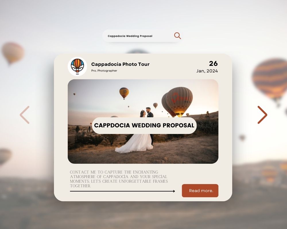 Cappadocia Wedding Proposal
